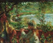 Pierre Renoir Near the Lake oil painting picture wholesale